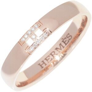 Hermes K18PG Diamond Ring H119850B